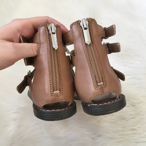 Sam Edelman Nude Studded Buckle Sandals - Picture 5 of 6